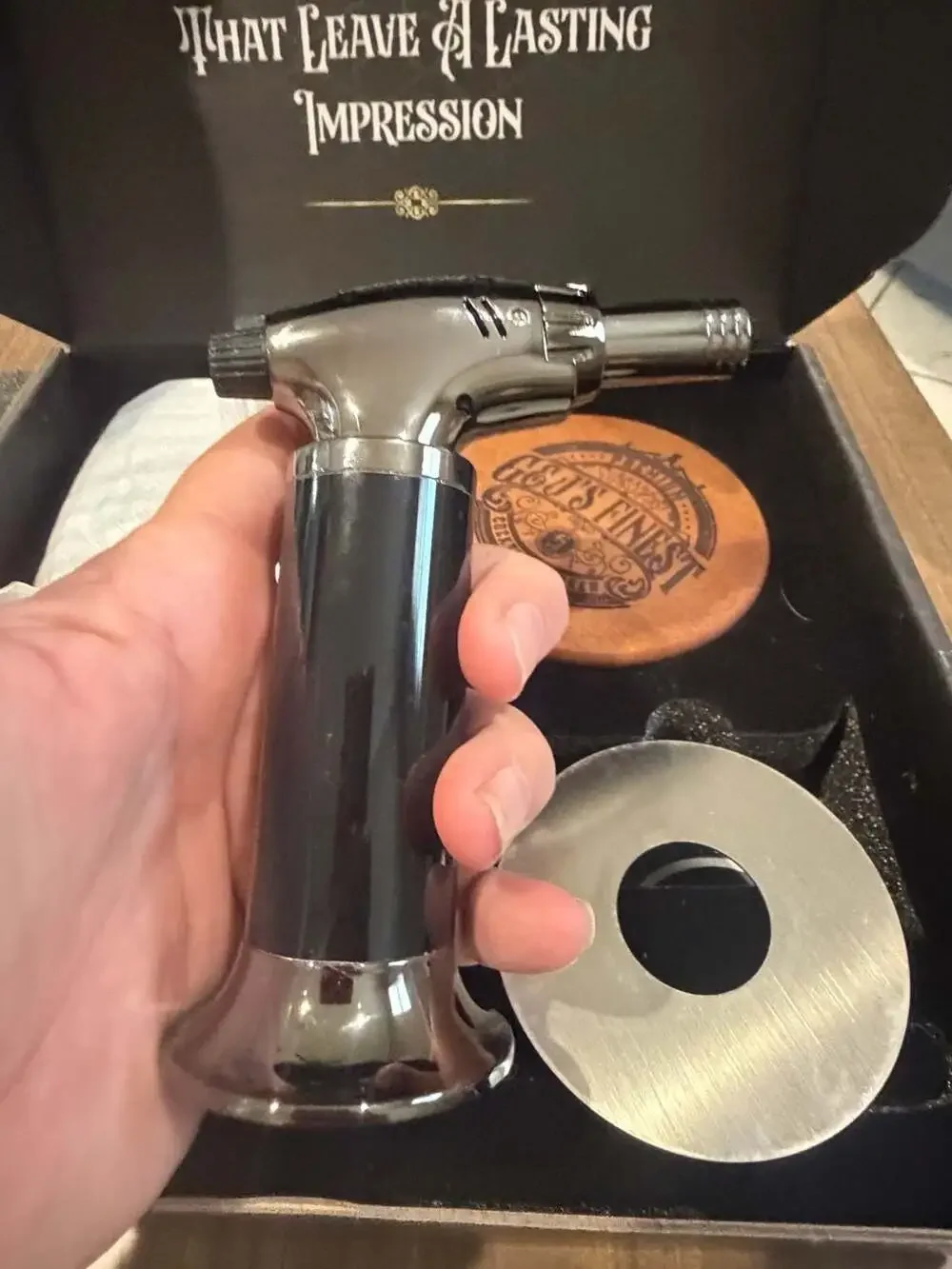 G&J's Finest Premium Cocktail Smoker Kit with Torch & Glasses